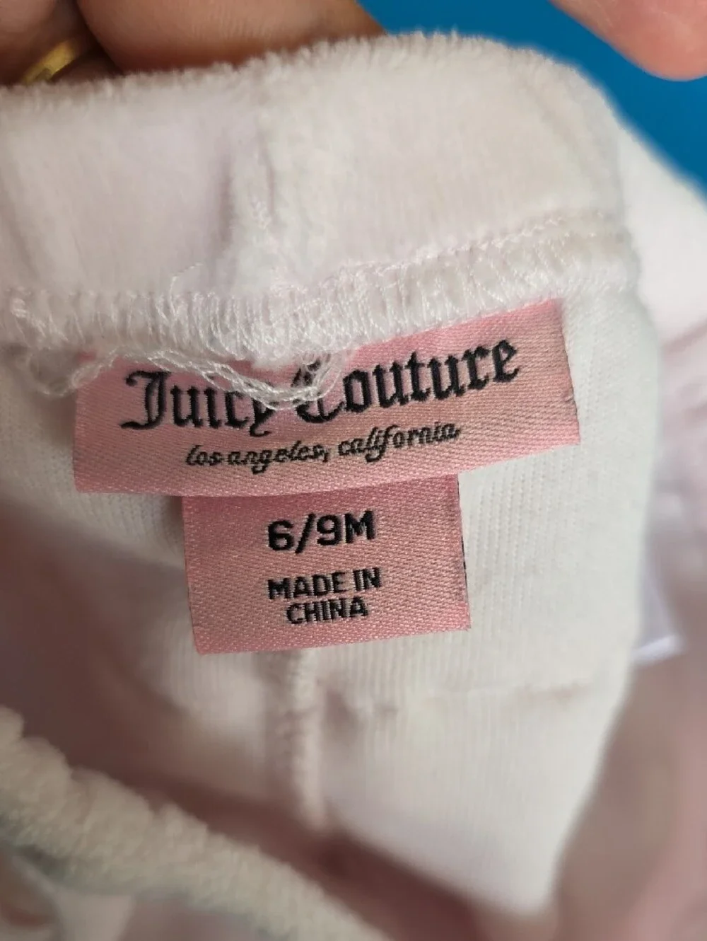 Juicy Couture Pale Pink Plush 2-Piece  Set